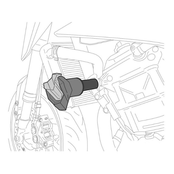 Puig R19 Frame Sliders Clear